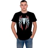 BUMETA Spiderman Örümcek Adam Logo Tişört T-Shirt - XS - Siyah