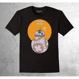 BUMETA Star Wars Bb-8 Bb8 Tişört Çocuk T-Shirt - 11 - 12 Yaş - Siyah