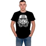 BUMETA Star Wars Super Varder Motor Mandalorian Tişört T-Shirt - Siyah