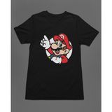 Bumeta Süper Mario Atari Unisex Tişört T-Shirt - Siyah - XL