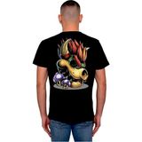 BUMETA Super Mario Bölüm Sonu Canavarı Mantar Mushroom Tişört T-Shirt - XL - Siyah