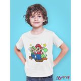 Bumeta Super Mario Game Lugi Yoshi Çocuk Tişört T-Shirt - Siyah - 7 - 8 Yaş