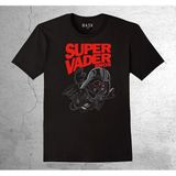 BUMETA Super Vader Bros Star Wars Yıldız Savaşları Tişört Çocuk T-Shirt - 1 - 2 Yaş - Siyah