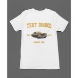 Bumeta Tex Dinico Arabalar Cars Şimşek Mcqeen Unisex Tişört T-Shirt - Siyah