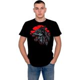 BUMETA Wolf Kurt Bozkurt Kurt Kafası Tişört T-Shirt - XS - Siyah