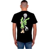 BUMETA Zombie Engineer Bone Ingiliz Anahtarı Tişört T-Shirt - XS - Siyah