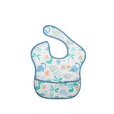 Bumkins Dinosaurs Superbib Kolsuz Unisex Bebek Mama Önlüğü - Yeşil