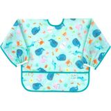 Bumkins Ocean Life Uzun Kollu Mama Önlüğü - Mavi - Standart