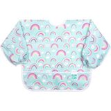 Bumkins Rainbows Mavi Uzun Kollu Mama Önlüğü - Standart