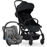 Bumprider Connect 3 Bebek Arabası Black-Black Travel Set Citi-2 Grey - Gri-Siyah