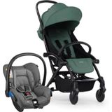Bumprider Connect 3 Bebek Arabası Black-Olive Travel Set Citi-2 Grey