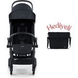 Bumprider Connect³ Bebek Arabası Black & Black & Yan Bakım Çantası Hediyeli - Black - Black