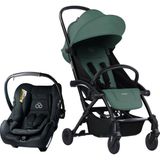 Bumprider Connect³ Black-Olive Bebek Arabası & Connect TRN Grup 0+ Oto Koltuğu Black - Zeytin Yeşil - Siyah