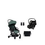 Bumprider Connect³ Black Olive Bebek Arabası Ve Connect Trn Grup 0+ Black Oto Koltuğu Ve Oto Koltuk Adaptörü - Yeşil