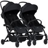 Bumprider Connect³ Ikiz Bebek Arabası / Black - Black - Siyah