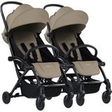 Bumprider Connect³ Ikiz Bebek Arabası / Black - Sand - Bej - Siyah