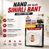 Bumy Çift Taraflı Nano Bant 19 mm x 1 m - 1 Adet
