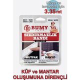 Bumy Küvet - Lavabo Kenar Sızdırmazlık Bandı 38mm x 3.35mt Beyaz