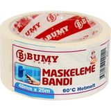 Bumy Maskeleme Bandı 48 mm x 25 Mt/hotmelt - Çok Renkli - Genel
