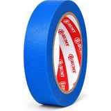 Bumy Mavi Maskeleme Band 24 mm x 30 Metre Marin Boya Bandı Isıya Dayanıklı Banat Kağıt Bantları - 1 Adet