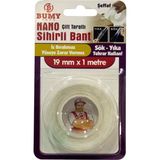 Bumy Nano Sihirli Bant 19 Mm X 1 Mt / Şeffaf / Sök Yıka Tekrar Kullan
