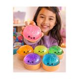 BUN 1 Adet Büyük Boy Işıklı Çin Mantısı Glitter Simli Dumpling Slow Rising Stres Oyuncağı Squishy Yumuşacık