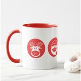 Bun Design Maskeli Yeni Yıl Kupa
