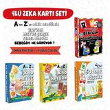 Bunbaza 0-4 Yaş Tüm Gelişim Zeka Kartları 4’lü Set | Bebeğimin Ilk Hafıza Kartları Seti – Ekonomik Paket