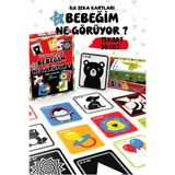 Bunbaza Bebeğim Ne Görüyor İlk Zeka Kartlarım Flash Kart Yüksek Kontrastlı Görsel Uyarımlı 30 KART 0-12 AY