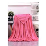 Bundeba Blanket Pembe Çift Kişilik Wellsoft Peluş Battaniye Polar Tv/dizi Battaniyesi 170x230 Cm.