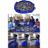 Bundeba Çocuk Oyuncak Hurcu Çanta Oyun Halısı Lego Puzzle Ve Yapboz Eğitici Oyuncaklar Sepeti