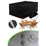Bundeba Cover Bahçe Mobilya Koruma Örtüsü 200x160x80cm Kılıfı Su Geçirmez Masa Sandalye Yağmur Kir Önleyici
