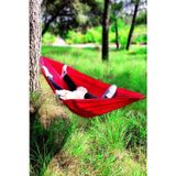 Bundeba Kamp Hamağı Piknik Hamağı Bahçe Balkon Outdoor Kamp Salıncak Hamak Kırmızı