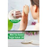 Bundeba Mini Yüz Kesesi Doğal Kabak Kese Lif Peeling Lifi