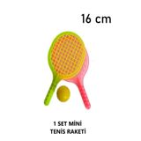 Bundeba Oyuncak Mini Tenis Raketi Oyuncak 2li Set Karne Hediyesi Okul Öncesi Hediyelik Mini Raket
