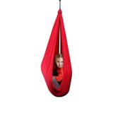 Bundeba Yoga Swing Kırmızı Salıncak Duyusal Salıncak Çocuk Aktivite Gelişim Salıncağı Cuddle Hamak Salıncağı