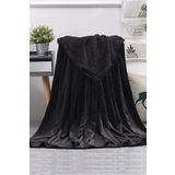 Bundera Blanket Çift Kişilik Wellsoft Peluş Battaniye Polar TV/Dizi Battaniyesi 170x230 Cm. (Kahve)