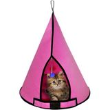 Bundera Cat Tower Kedi Yuvası Evi Köpek Yatağı Kulübesi Minderi Evcil Hayvan Pet Çadırı Yuva