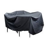 Bundera Cover Bahçe Mobilya Koruma Örtüsü Yağmur Toz Kir Önleyici Su Geçirmez Branda - 200 x 160 x 80 - Siyah