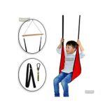 Bundera Damla Salıncak Çocuk Piknik Bahçe Salıncağı Spor Hamak Kırmızı