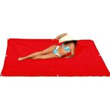 Bundera Katlanır Kamp Çadırı Gölgelik Güneşlik Tente Branda Piknik Örtüsü Kamp Çadır Plaj Yer Mat - 215 x 155 Cm. - Kırmızı