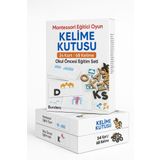 Bundera Kelime Kutusu Eğitici Zeka Oyunu - Harf Eşleştirme, Heceleme, Alfabe, Okuma Seti
