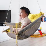 Bundera Kids Bebek Uyku Salıncağı Ahşap Hamak Beşik Salıncak pembe
