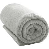 Bundera Nomi Bebek Battaniyesi Yeni Doğan Bebek Beşik Puset Kundak Peluş Battaniye 100X120 cm - 100 x 120 cm - Gri