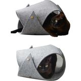 Bundera Toby Kedi Tüneli Evcil Hayvan Oyuncağı Kedi Yatağı Yavru Yetişkin Kedi Oyun Evi Tünel