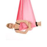 Bundera Yoga Fly Egzersiz Hava Akrobasi Denge Spor Aleti Cadillac Reformer Pilates Fitness Kardiyo (Pembe)