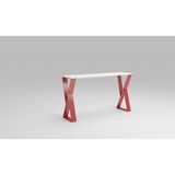 Bunelan Egelan Çalışma Masası - 130 x 65 x 73h - Pembe
