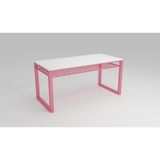 Bunelan Germelan Çalışma Masası - 130 x 65 x 75h - Pembe