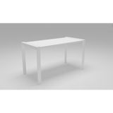 Bunelan Karolan Çalışma Masası - 130 x 65 x 73h - Beyaz