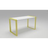 Bunelan Karolan Çalışma Masası - 130 x 65 x 73h - Sarı